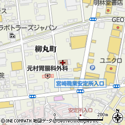 ハローワーク宮崎周辺の地図