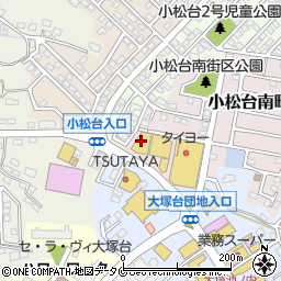 ダイソー宮崎大塚店周辺の地図