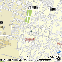 宮崎県宮崎市新別府町江田原93-20周辺の地図