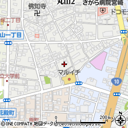 〒880-0052 宮崎県宮崎市丸山の地図