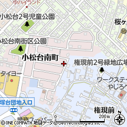 宮崎県宮崎市小松台南町5-8周辺の地図