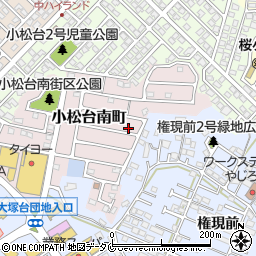宮崎県宮崎市小松台南町5-7周辺の地図