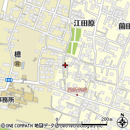 宮崎県宮崎市新別府町江田原93-5周辺の地図