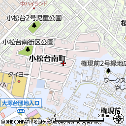 宮崎県宮崎市小松台南町5-6周辺の地図