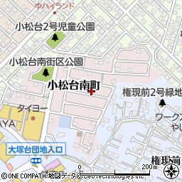 宮崎県宮崎市小松台南町5-5周辺の地図