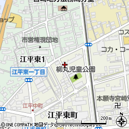 ファミーユ江平ホール周辺の地図