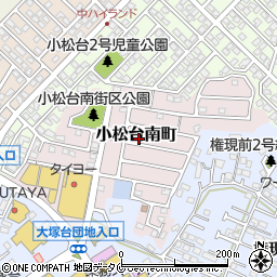 宮崎県宮崎市小松台南町5-2周辺の地図