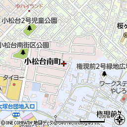 宮崎県宮崎市小松台南町5-10周辺の地図