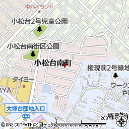 宮崎県宮崎市小松台南町5周辺の地図