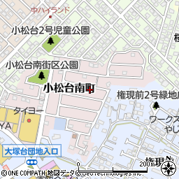 宮崎県宮崎市小松台南町5-11周辺の地図