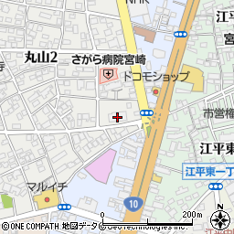 レクシア神宮参道グラシオ周辺の地図
