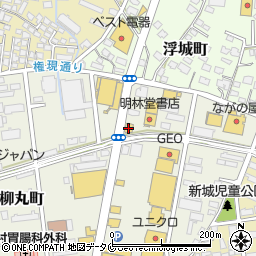 ロッテリア宮崎浮ノ城店周辺の地図