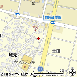 宮崎県宮崎市新別府町城元209-2周辺の地図