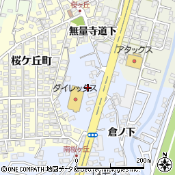 宮崎県宮崎市大塚町（迫田）周辺の地図