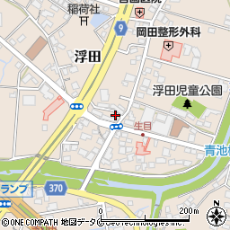 福井石油株式会社　浮田カーライフステーション周辺の地図