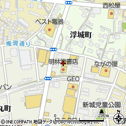 クラフトハートトーカイ宮崎店周辺の地図