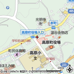 ハロー薬局高原店周辺の地図