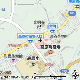 宮崎銀行高原支店 ＡＴＭ周辺の地図