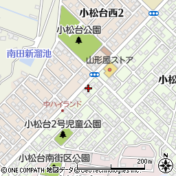 宮崎小松台郵便局 ＡＴＭ周辺の地図