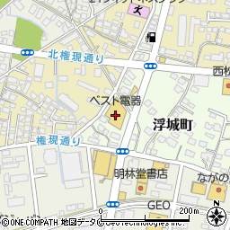 ベスト電器宮崎東店周辺の地図