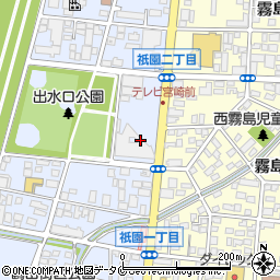 テレビ宮崎周辺の地図