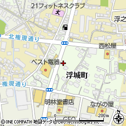 西部沢井薬品宮崎支店周辺の地図