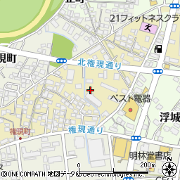 〒880-0822 宮崎県宮崎市権現町の地図