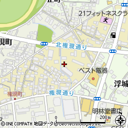 宮崎県宮崎市権現町周辺の地図