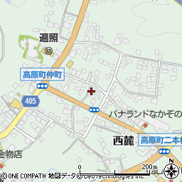 宮崎日日新聞高原販売所周辺の地図