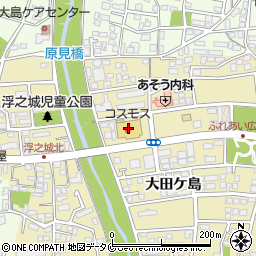 株式会社コスモス薬品　ディスカウントドラッグコスモス浮之城店周辺の地図