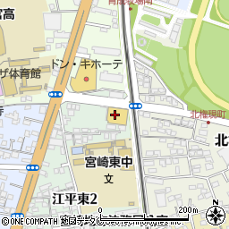 スタジオマリオ宮崎・江平店周辺の地図