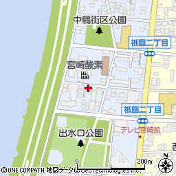 ひかりのくに宮崎営業所周辺の地図