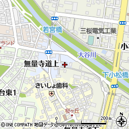 宮崎県宮崎市大塚町無量寺道下38-8周辺の地図