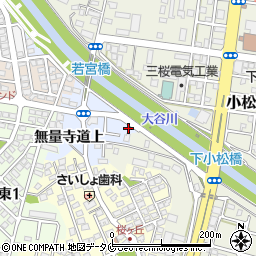 宮崎県宮崎市大塚町無量寺道下38-17周辺の地図