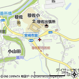 宮崎県宮崎市高岡町小山田129周辺の地図