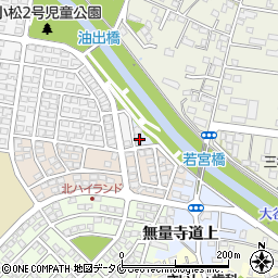 宮崎県宮崎市大塚町無量寺道下1-5周辺の地図