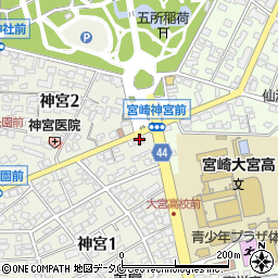 池田学院周辺の地図