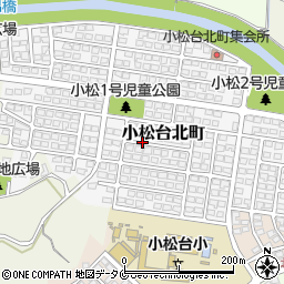 宮崎県宮崎市小松台北町周辺の地図