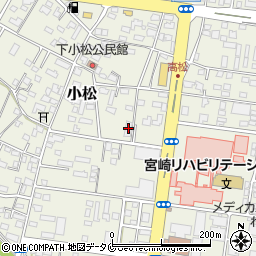 宮崎県　吹奏楽連盟周辺の地図