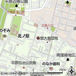 大島授産場周辺の地図