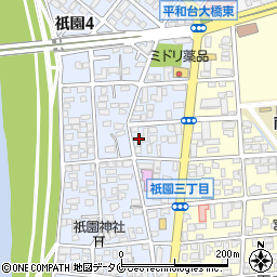 ダスキン・ひむか周辺の地図