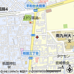 ホシザキ南九株式会社　宮崎南営業所周辺の地図