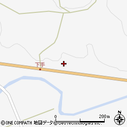 鹿児島県薩摩郡さつま町求名1075周辺の地図