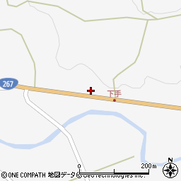 鹿児島県薩摩郡さつま町求名964-1周辺の地図