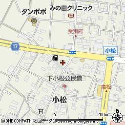 ファミリーマート小松バイパス店周辺の地図