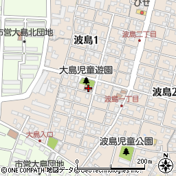 波島公民館周辺の地図