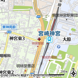 ゼミナール２１　ソクラ神宮駅前校周辺の地図