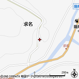 鹿児島県薩摩郡さつま町求名2697周辺の地図