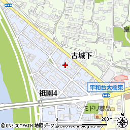 祇園造園周辺の地図
