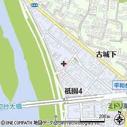 祇園コーポ周辺の地図